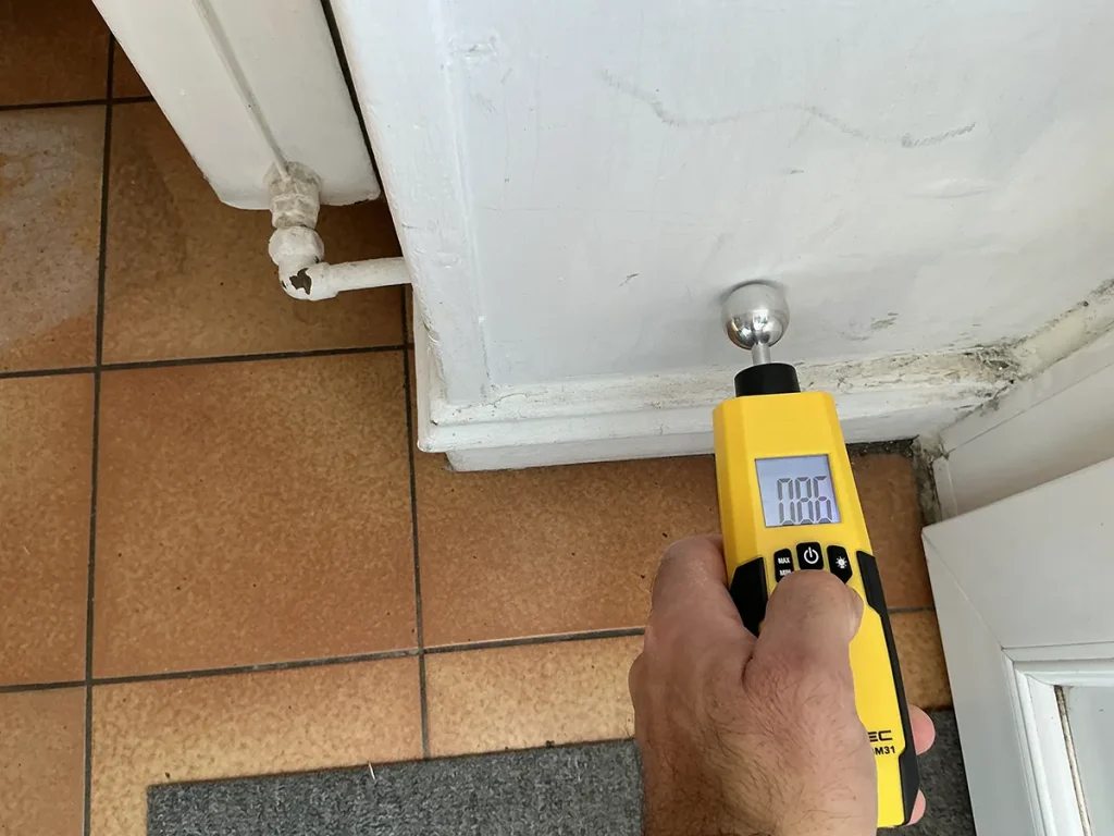 Mesure du taux d'humidité - LRG Expertises - Ribérac