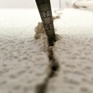 Mesure de fissure intérieure